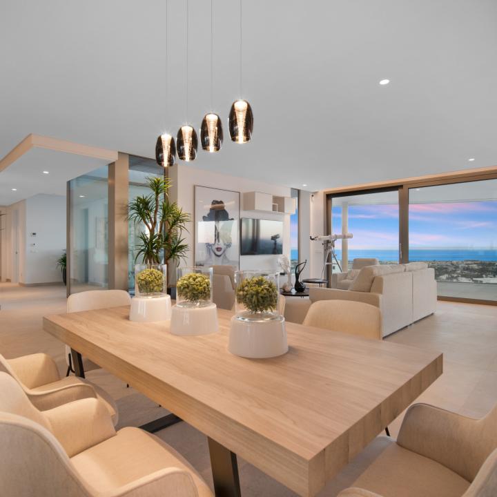 Luxury three bedroom apartment located in the brand new exclusive community The View, Benahavis Picture