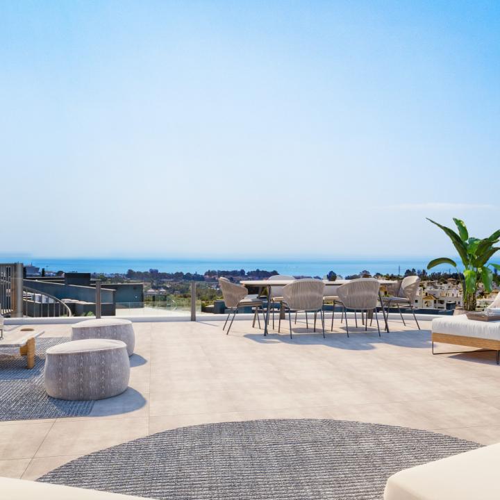 Lovely 3 bedroom penthouse with great terrace and open views to the sea in avant-garde new Oasis 325 Phase II Estepona Picture 2