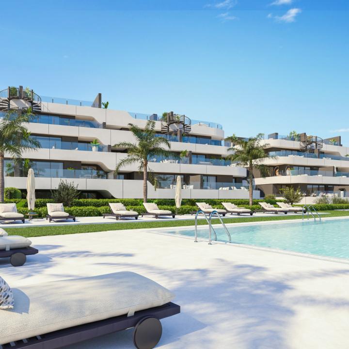 Lovely 3 bedroom penthouse with great terrace and open views to the sea in avant-garde new Oasis 325 Phase II Estepona Picture 6
