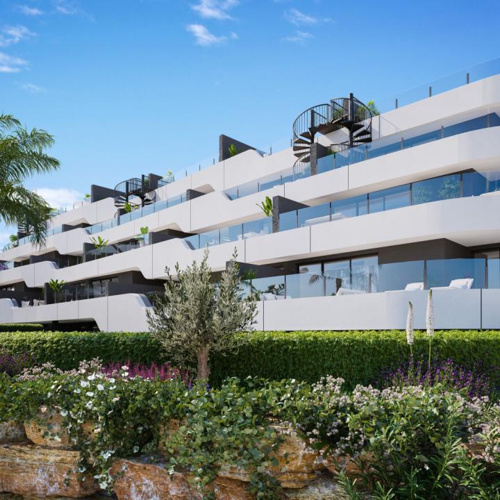 Lovely 3 bedroom penthouse with great terrace and open views to the sea in avant-garde new Oasis 325 Phase II Estepona Picture 9