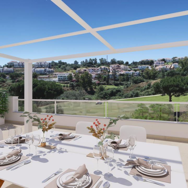 Solana Village, contemporary apartments and penthouses for golf lovers at La Cala Golf Resort in Mijas Picture