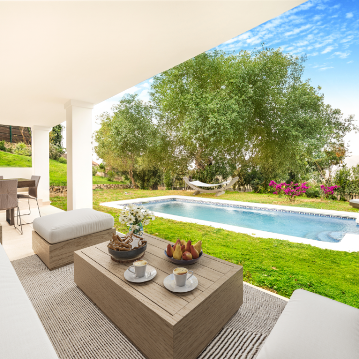 Fantastic three bedroom semi detached villa in a gated community of Monte Elviria, La Mairena Picture 31